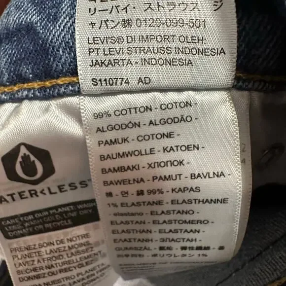 Levi's Premium Denim “70’s High Flare” Jeans size 26/2 - Picture 14 of 15